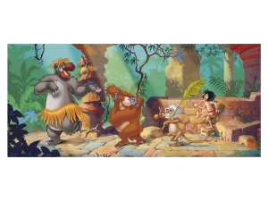 Детски фототапет Disney Книга за джунглата - 202х90см