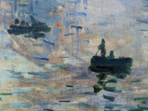 Картина Изгрев, импресия на Клод Моне - репродукция
