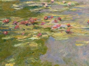 Водни лилии, импресия на Клод Моне - репродукция