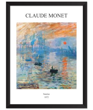 Принт Изгрев, импресия на Клод Моне - репродукция