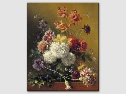 Картина Натюрморт с цветя, Георгиус Якобус Йоханес ван Ос - репродукция