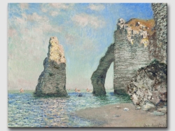 Скалите край Етрета, импресия на Клод Моне - репродукция