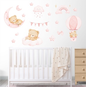 Сладурски мечета  - стикер с ефект на рисунка