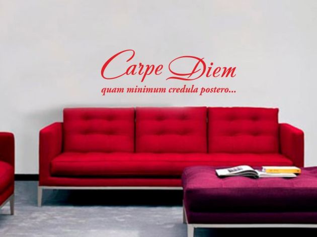 стикер за стена Carpe Diem