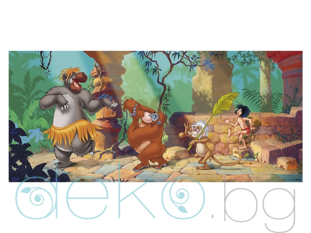 Детски фототапет Disney Книга за джунглата - 202х90см