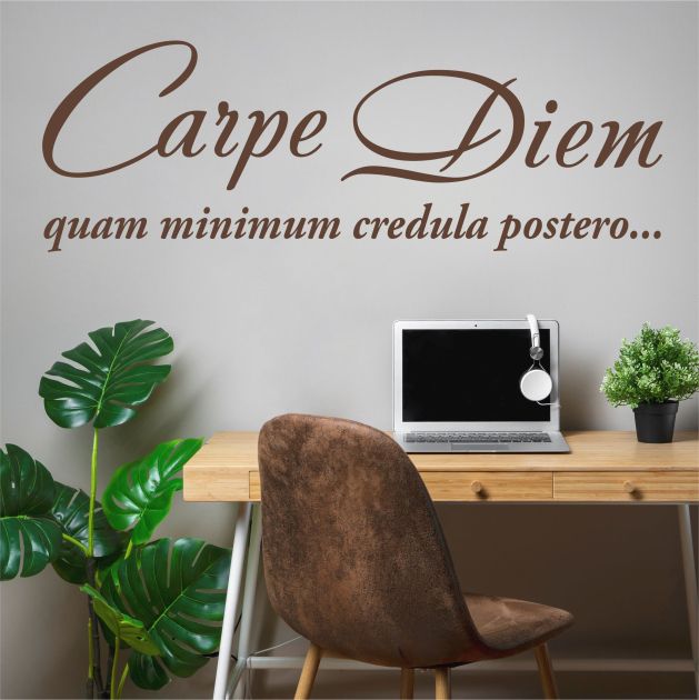 Carpe Diem - стикер за декорация