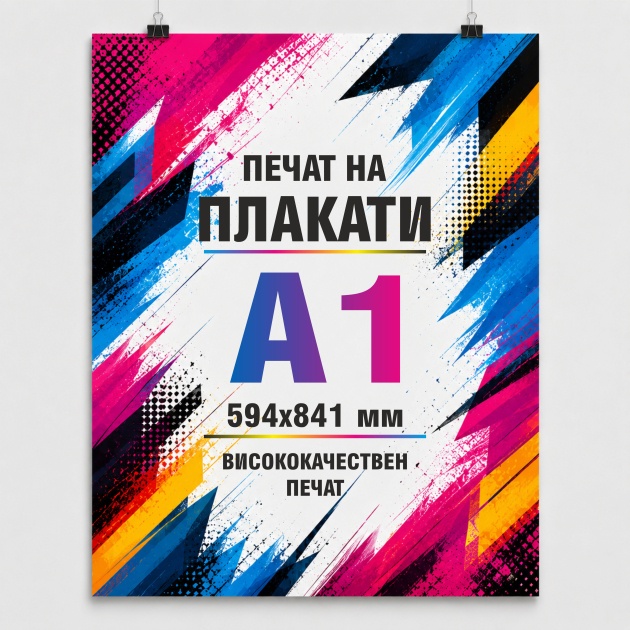 печат на плакат А1