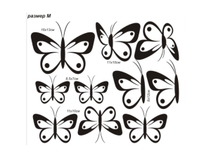 стикери пеперуди