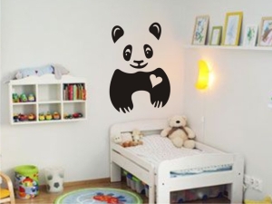 детски стикер панда