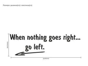 When nothing goes right...