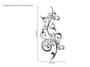стикер за стена орнамент