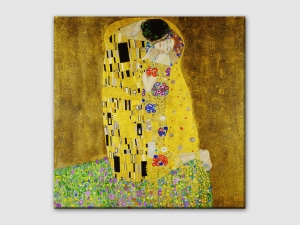 Целувката, Густав Климт - репродукция