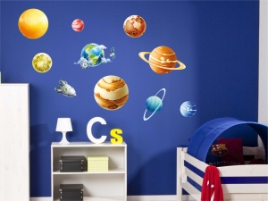 детски стикери с планети