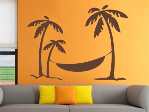 стикер за стена палми