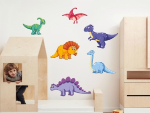 Декоративни стикери с динозаври