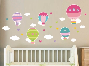 Детски стикер за стена с балони