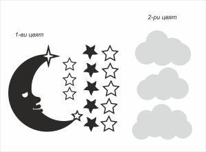 Стикер за декорация на детска стая