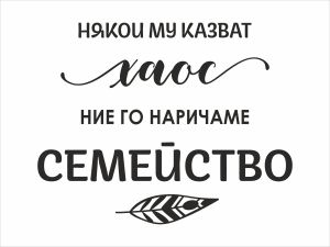 Хаос... Семейство