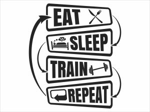 Eat. Sleep. Train. Repeat.