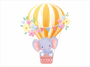 Нежно слонче в балон