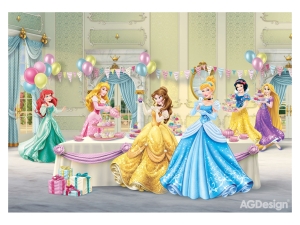 Детски фототапет Disney Принцеси празненство - 360х254см