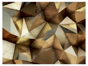 Фототапет 3D абстракт бронз - 360x270см