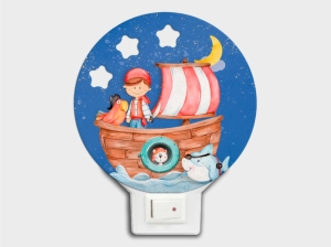 Детска нощна лампа с LED осветление - ПИРАТСКИ КОРАБ