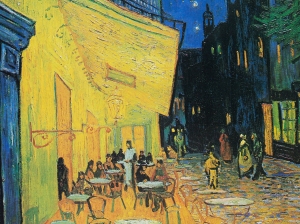 Кафе тераса през нощта, Винсент ван Гог - репродукция