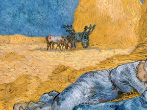 Картина Обедна почивка - Сиеста, Винсент ван Гог - репродукция
