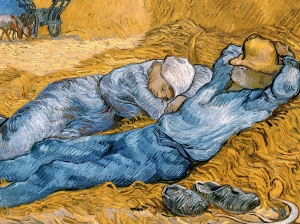 Картина Обедна почивка - Сиеста, Винсент ван Гог - репродукция