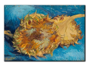Картина Два отрязани слънчогледа, Винсент ван Гог - репродукция