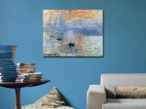Картина Изгрев, импресия на Клод Моне - репродукция