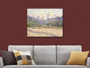 Долината на Нервия, импресия на Клод Моне - репродукция