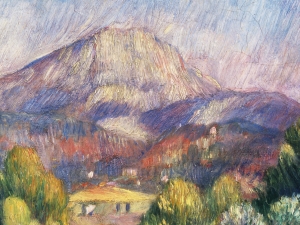 Montagne Sainte-Victoire, импресия на Пиер-Огюст Реноар - репродукция