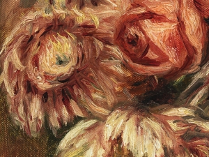 Цветя във ваза, импресия на Пиер-Огюст Реноар - репродукция