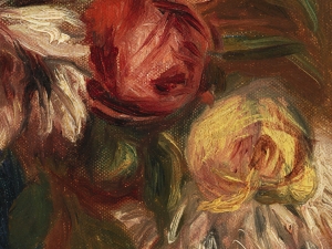 Цветя във ваза, импресия на Пиер-Огюст Реноар - репродукция