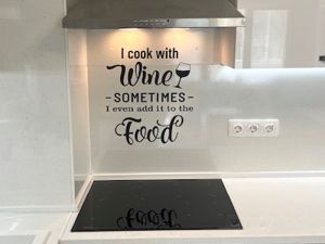 I cook with wine