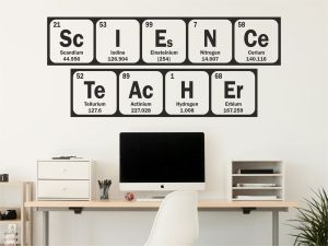 ScIENCe TeAcHEr - дизайнерски стикер