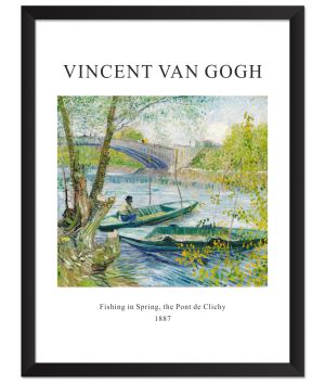 Принт Риболов през пролетта, Винсент ван Гог - репродукция