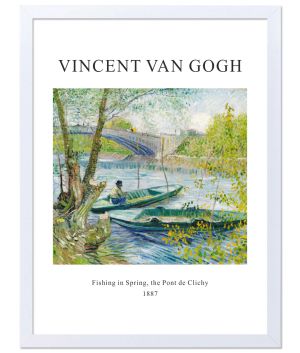 Принт Риболов през пролетта, Винсент ван Гог - репродукция