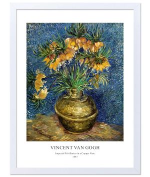 Принт Фритиларии в медна ваза, Винсент ван Гог - репродукция