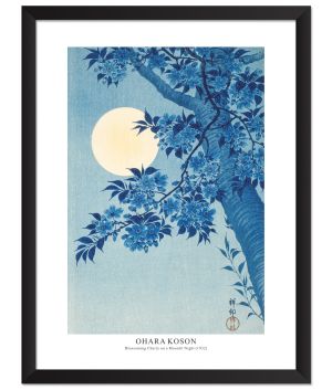 Принт Черешов цвят на лунна светлина, Охара Косон - репродукция
