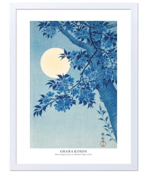 Принт Черешов цвят на лунна светлина, Охара Косон - репродукция
