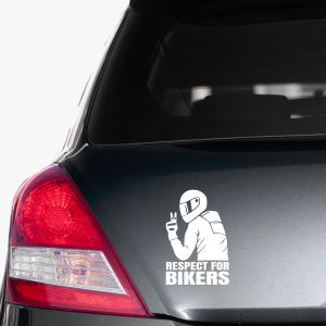 Respect for Bikers - Стикер за автомобил 