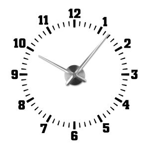 Часовник Стикер - Стандарт