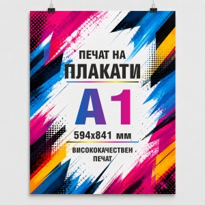 печат на плакат А1